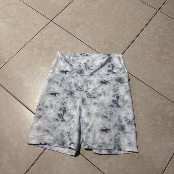 Yogalicious Women's Tie-Dye Biker Shorts, High-Waisted - Picture 1 of 5
